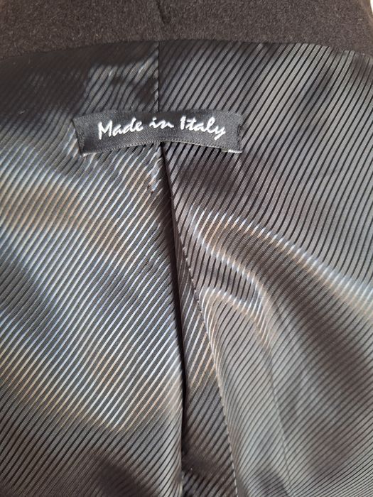 Palton negru lana marimea M