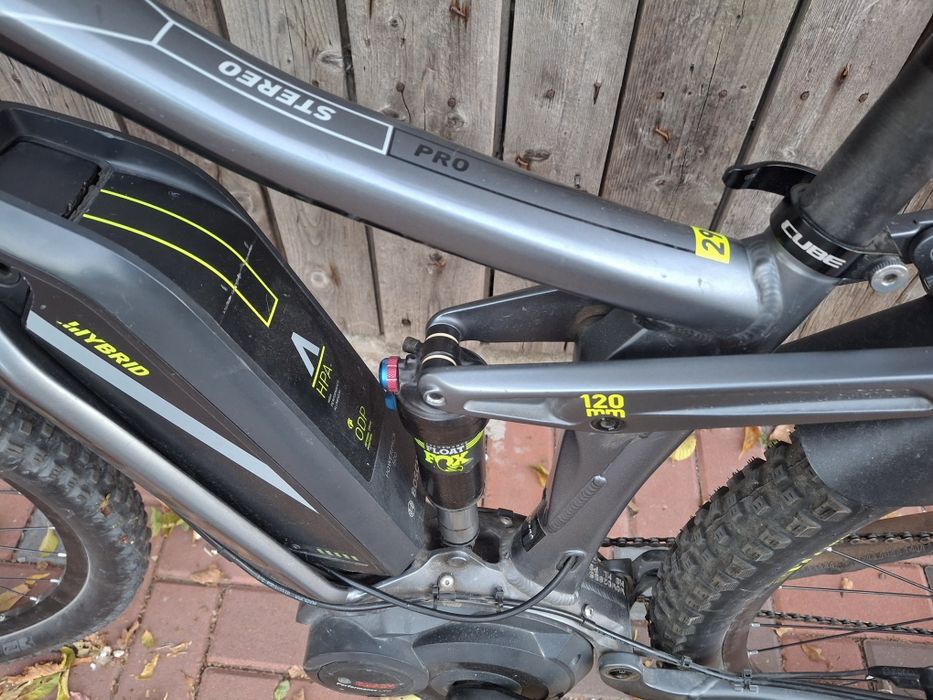 Bicicleta electrica Cube full suspension pe 29