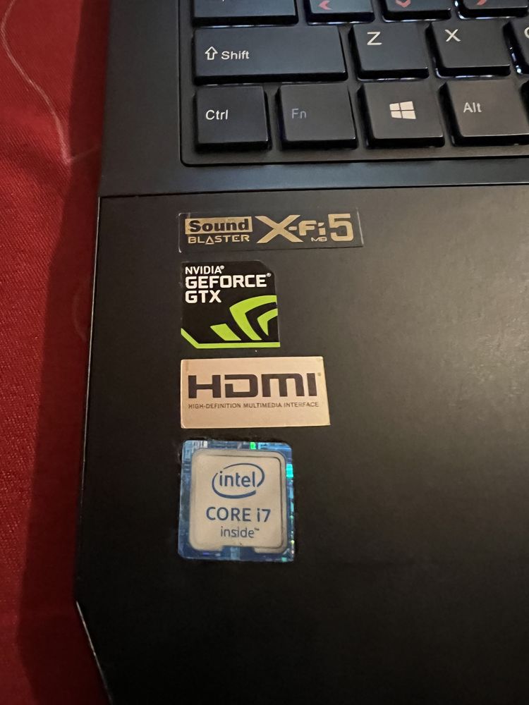 Laptop gaming XMG i7