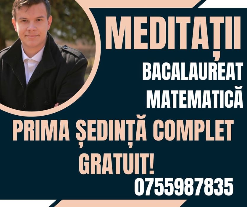 Meditatii Matematica Bacalaureat Online