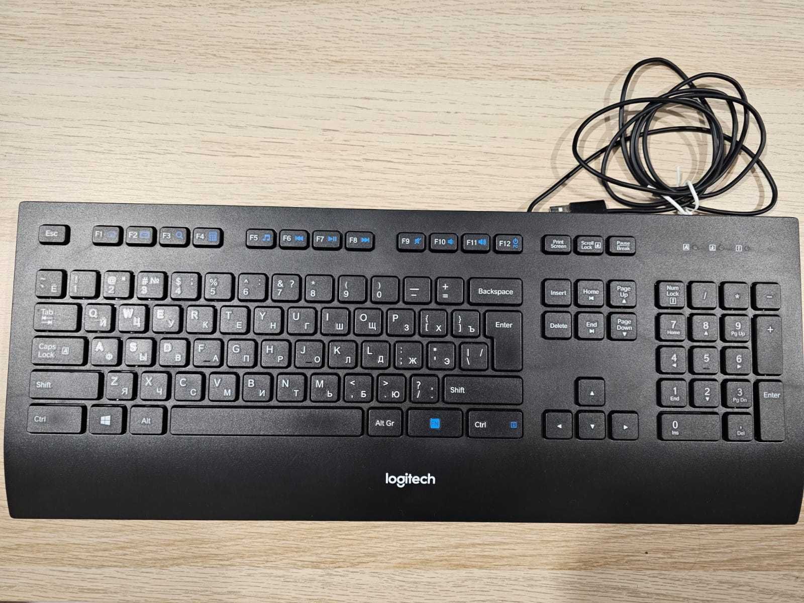 Tastatura Logitech Comfort K280E, USB, Neagra