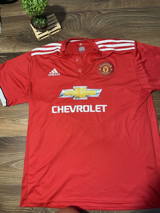 Tricou Adidas Manchester United 2017-2018 cu Lukaku