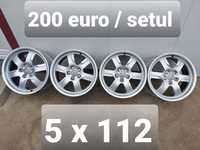 Set jante aluminiu originale r17 / Audi Vw Skoda Seat / 5x112