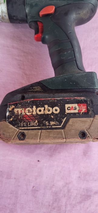 Masina de gaurit si isurubat cu acumulator MetaboSB 18L,18 V,1 x 5,5Ah