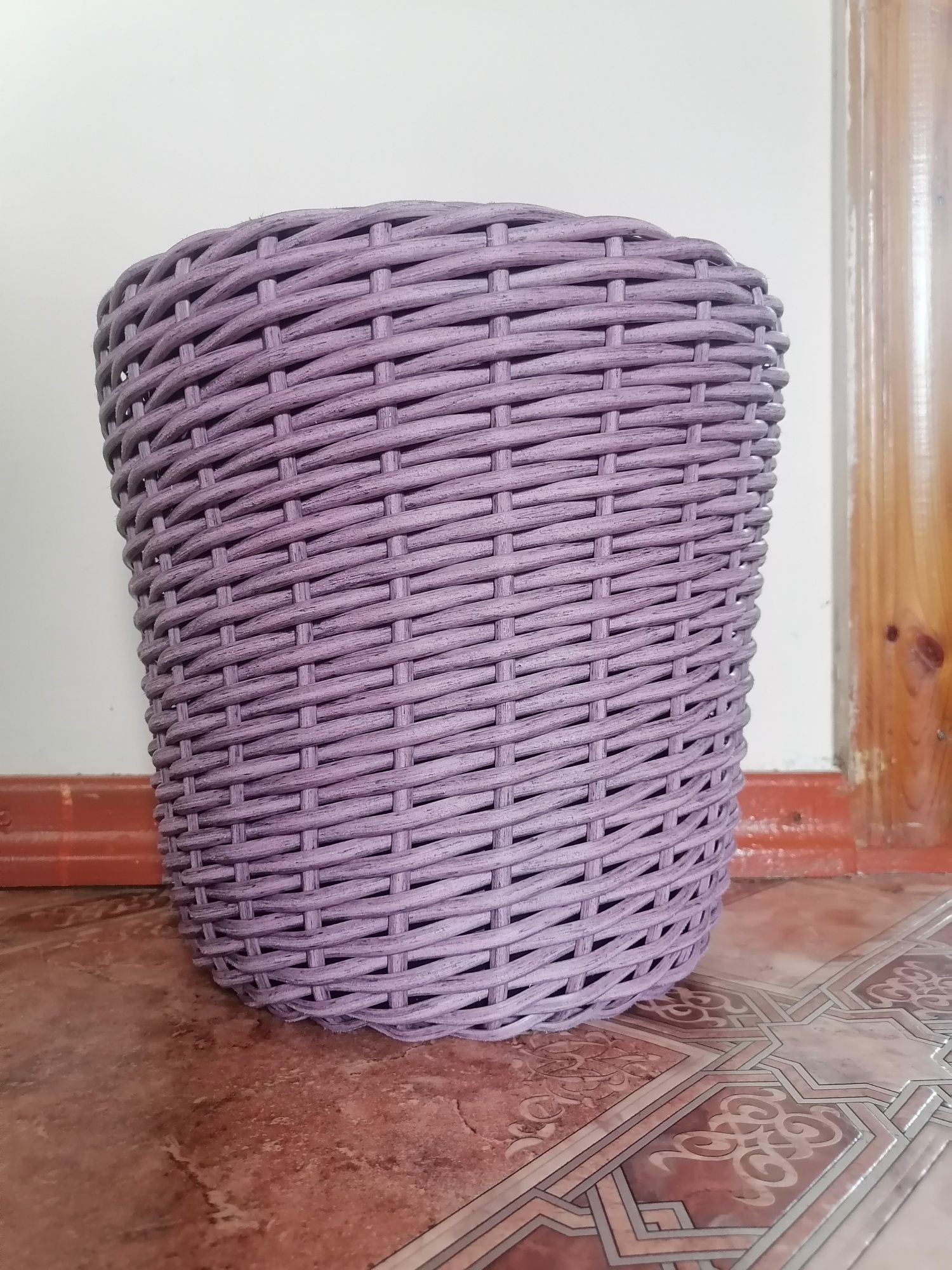 Кашпо из ротанга