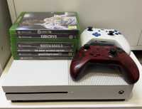 Xbox One S + 2 manete si jocuri