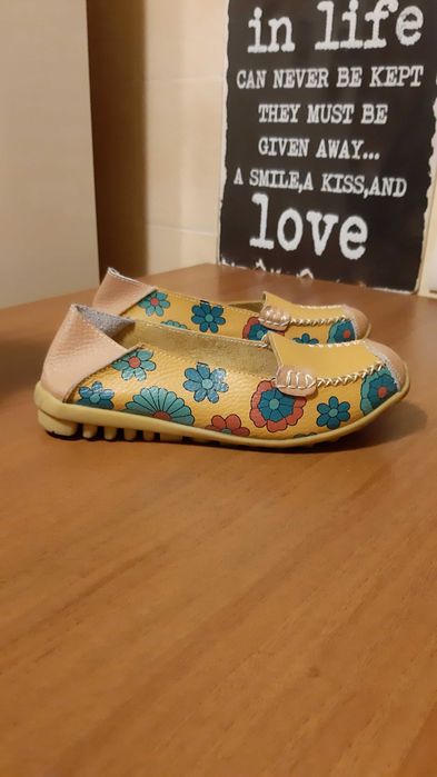 Pantofi piele naturala