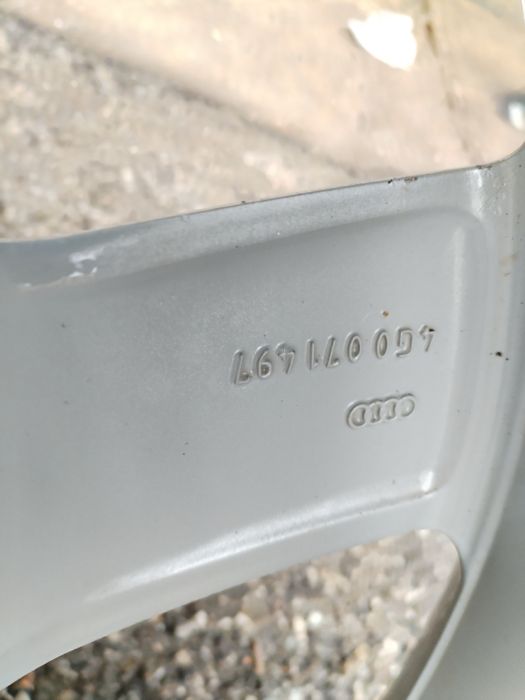 Jante Aluminiu 5x112 R17 66,5 Audi A6 C7+Anvelope Iarnă 225 55 R17