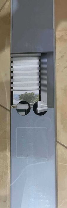 Jaluzea tip zebra, roleta fereastra, 71,1cm X 231cm