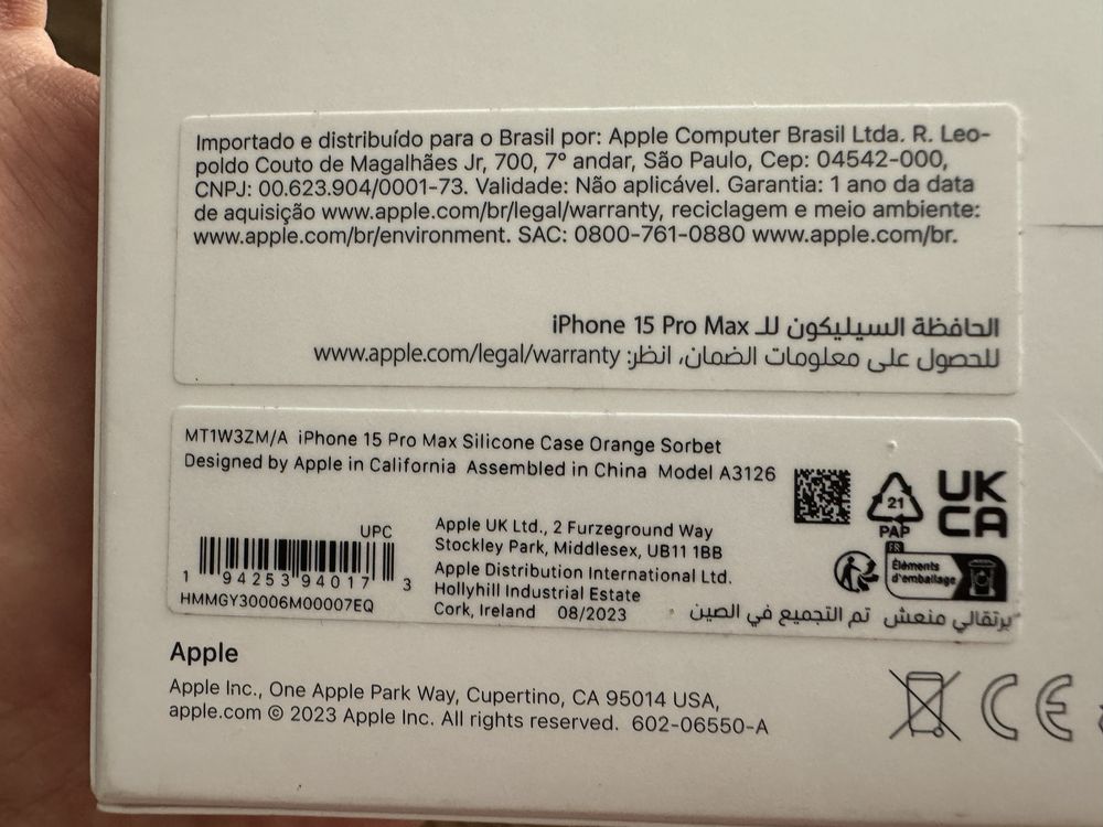 Husa iPhone 15 Pro Max Apple Originala