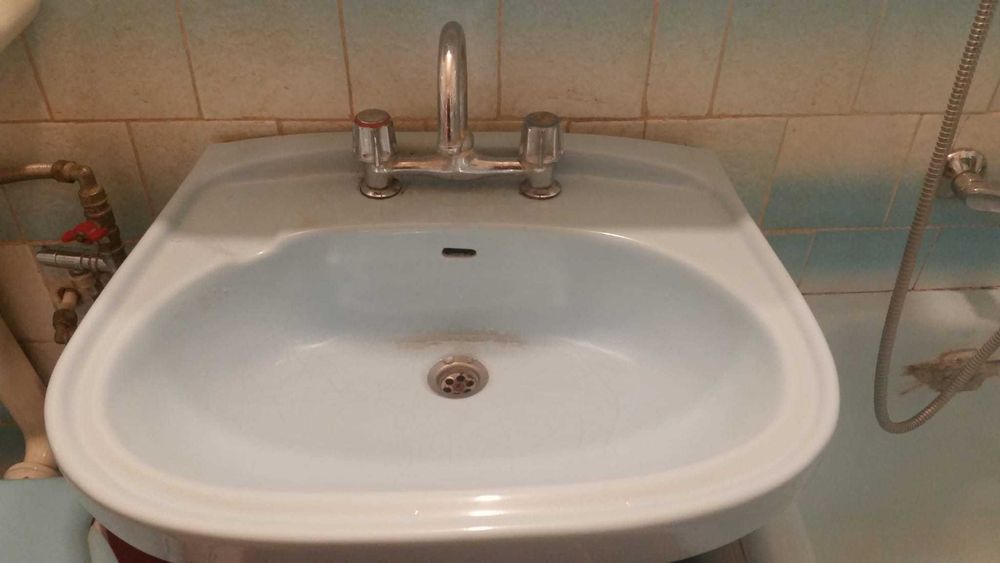 Lavoar baie, 55 cm, culoare bleu