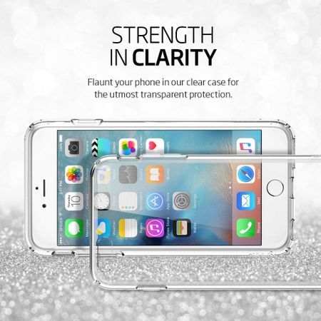 Husa pentru Apple iPhone 6/6S, GloMax Perfect Fit, Transparent