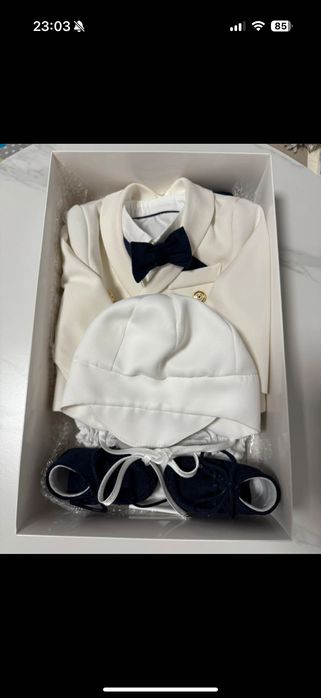 Costum de botez bebelus baiat