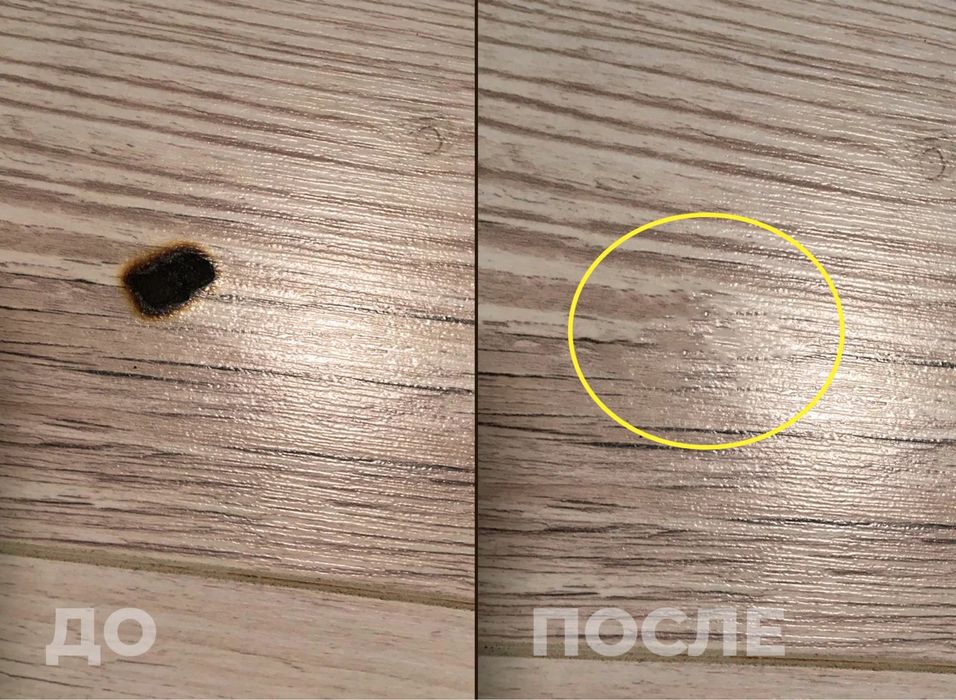 Реставрация паркет ламинат кафель столешницы дерево скол прожег