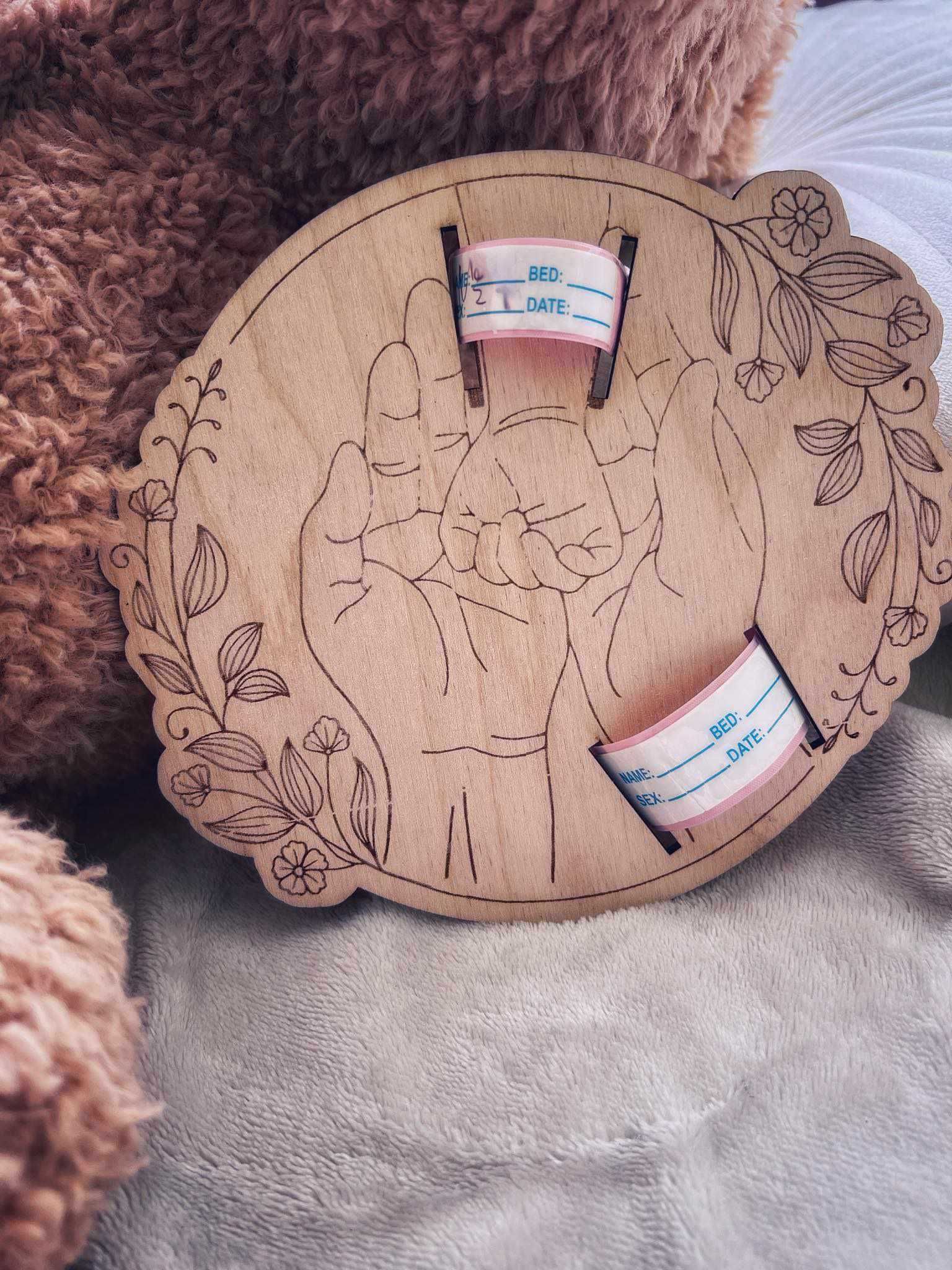 Комплект от дървени месечинки