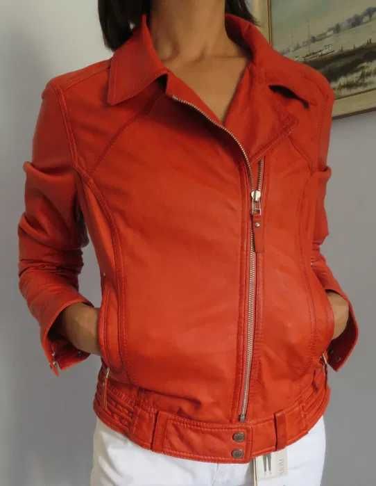 КЪСО БАЙКЪР ЯКЕ от естествена кожа - Oakwood