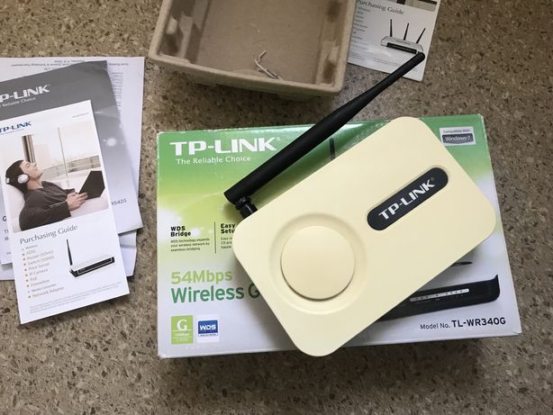 Router wireless TP-Link TL-WR340G/ 4 porturi