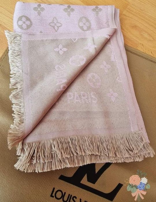 Esarfa,sal,fular două fețe, material tip casmir, saculet, etichetă inc