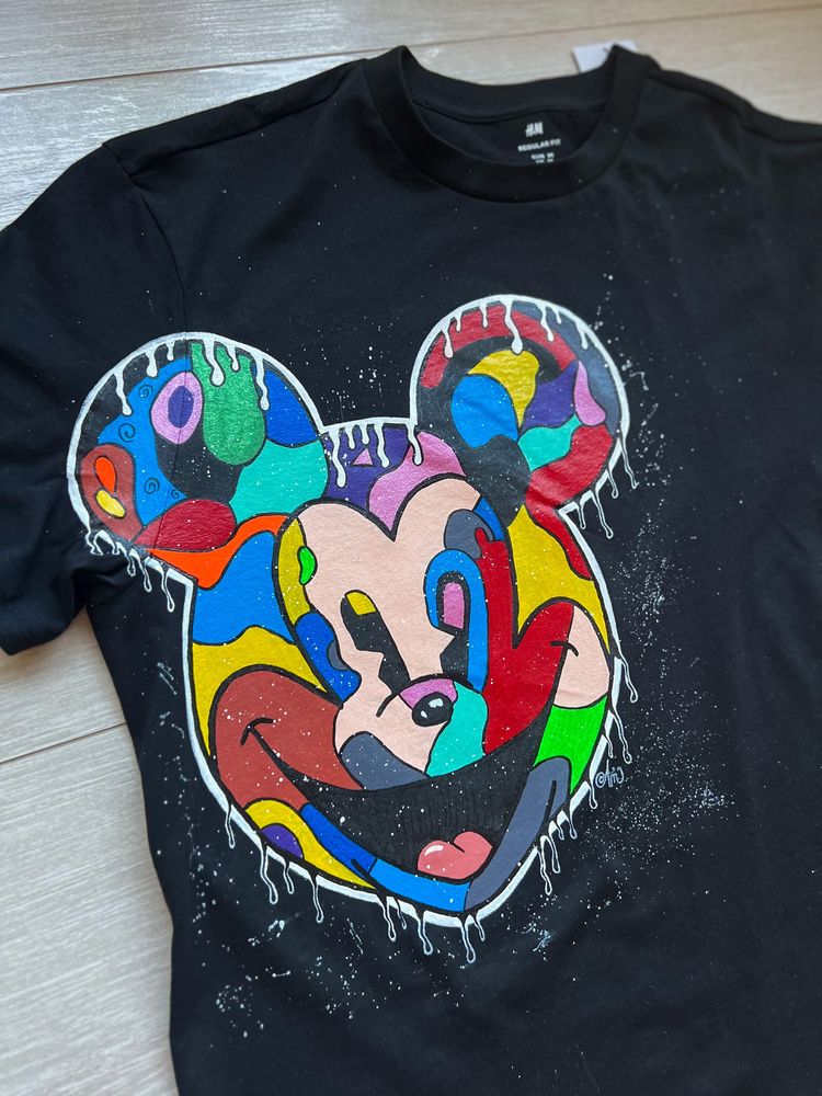 Tricou Personalizat Mickey Mouse Negru