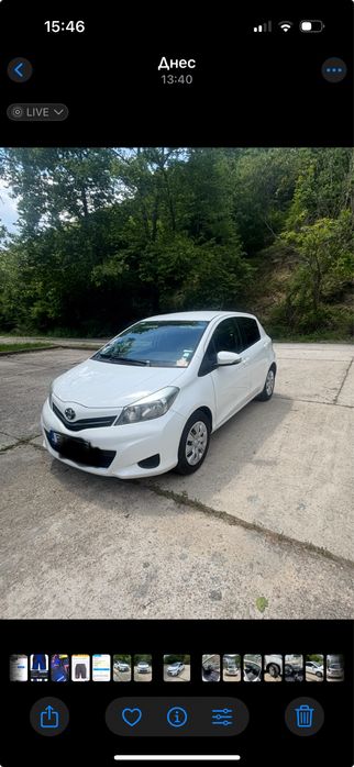 Тойота ярис газ 2015