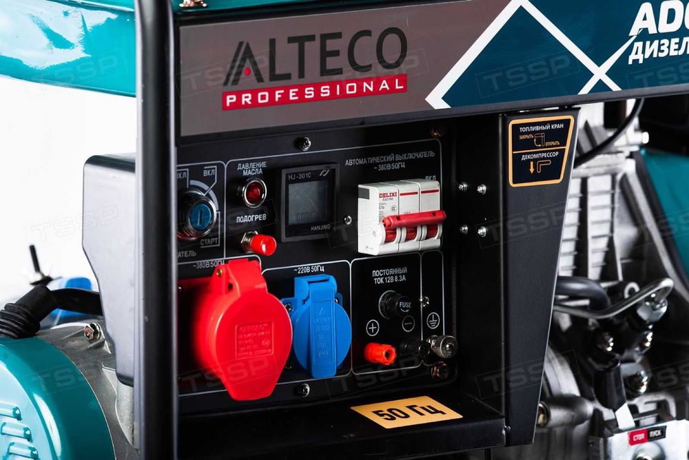 Дизельный генератор ALTECO ADG-7500TE / 5.2кВт / 220/380В