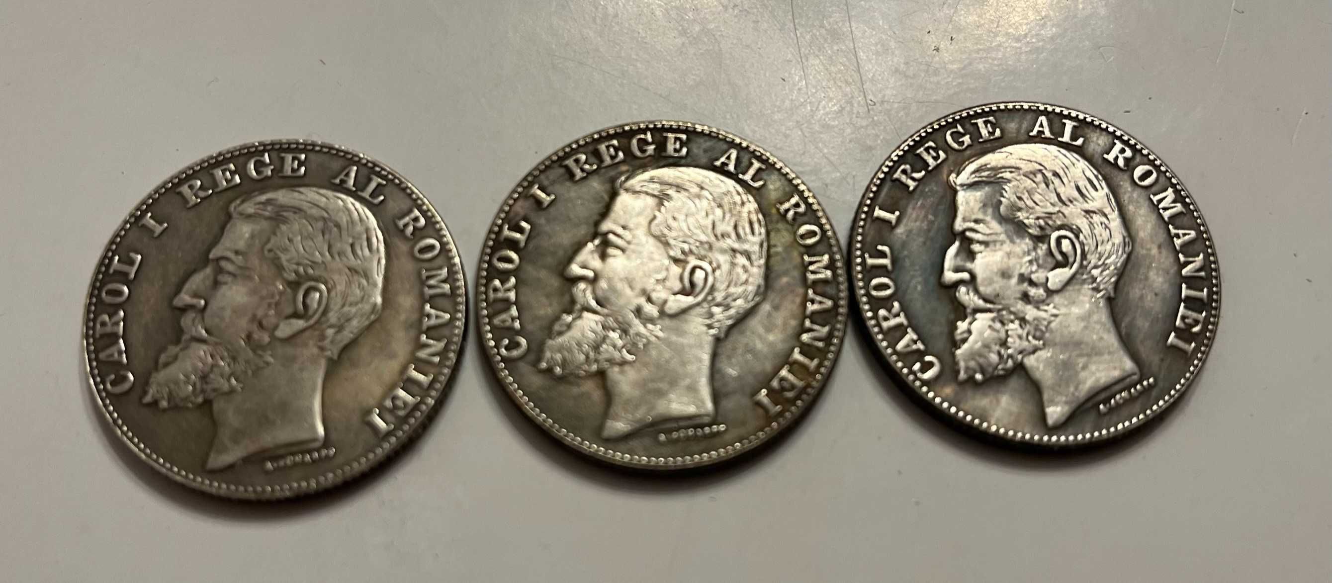 Romania 2 lei 1894 , 2 lei 1900 2lei 1901 c o p i e