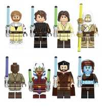 Set 8 Minifigurine tip Lego Star Wars cu Jedi Temple Guard si Dooku