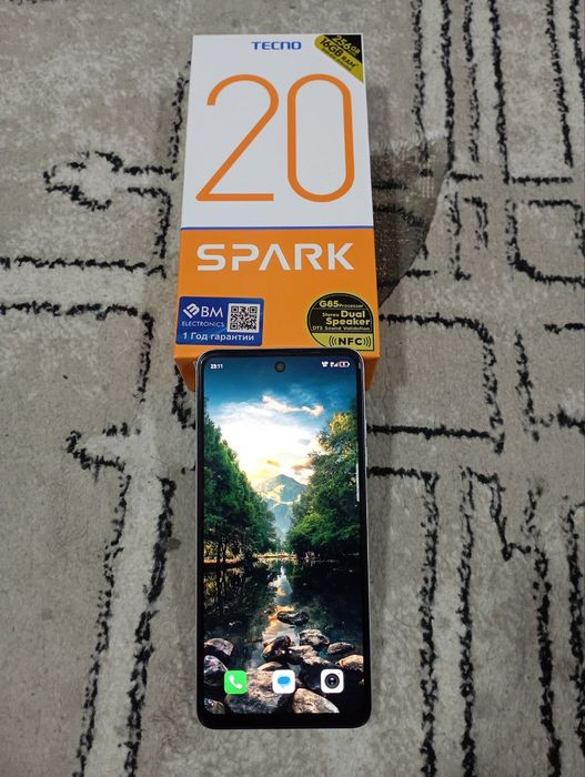 TECNO SPARK 20 Kafolati bilan 1  oy