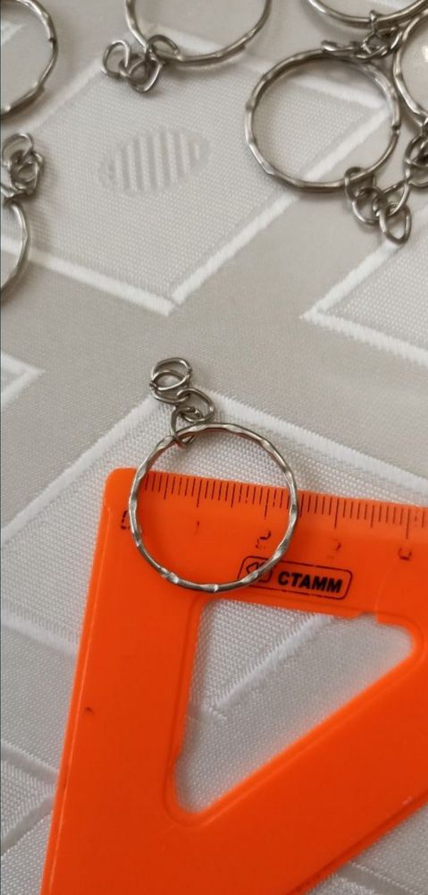 Кольцо от брелка с цепочкой