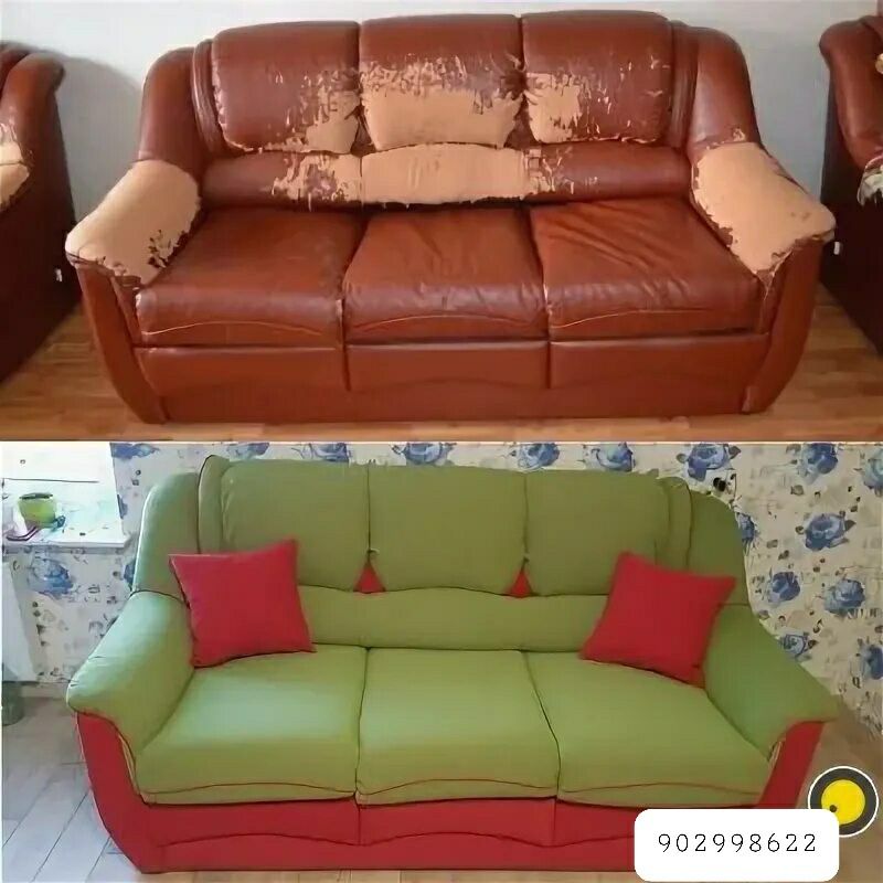 Ремонт и обнов  ткани диванов ,кресел ,стульев  качественно и надёжно