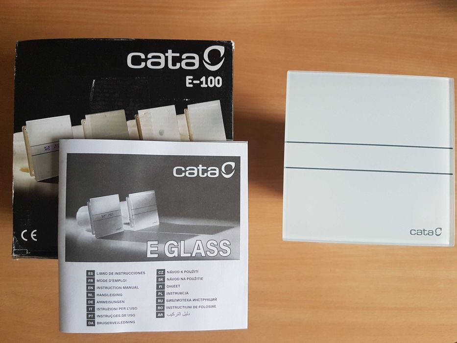 Ventilator Cata E-100/E-100 GTH, putere 4/8W, debit maxim aer 115 mc/h