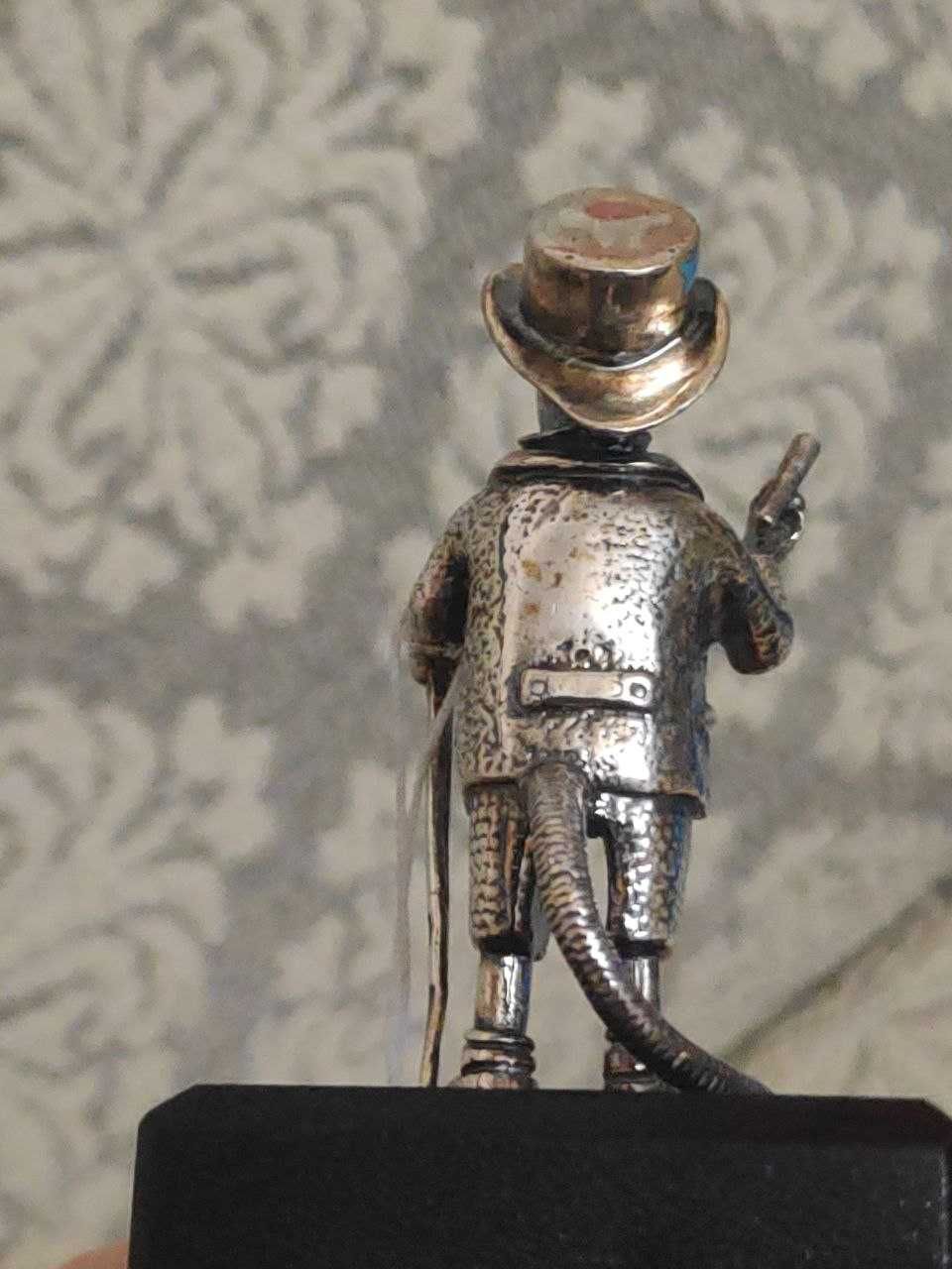 Серебренная статуэтка 925 пробы, символ благополучия