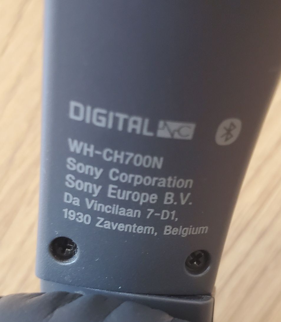 Хедсет: Sony WH-CH700N BT - Черни