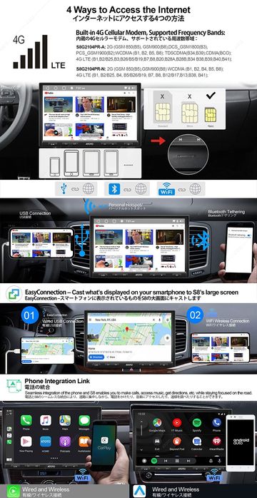ATOTO S8 Pro 10" Android Head Unit – GPS, BT, CarPlay/Android Auto