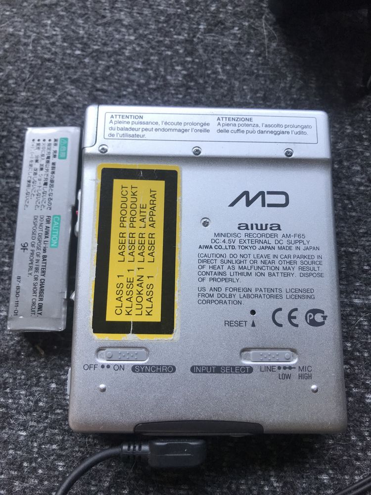 Aiwa AM-F65 Minidisc Recorder минидиск плеър