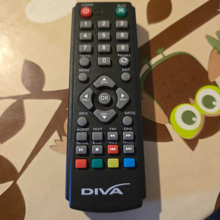 Приемник за цифрова ефирна тв - декодер за стари тв DIVA dbv-t mpeg-4