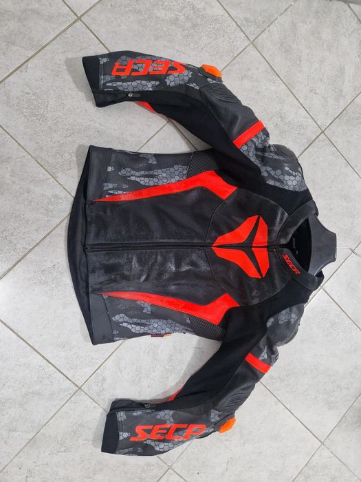 Geaca moto Seca SRS 2 Fluo Red/Camo/Marimea 54