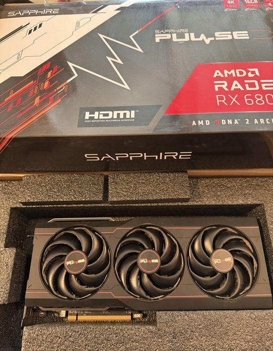 Видеокарта RX6800 16GB Sapphire Pulse Radeon