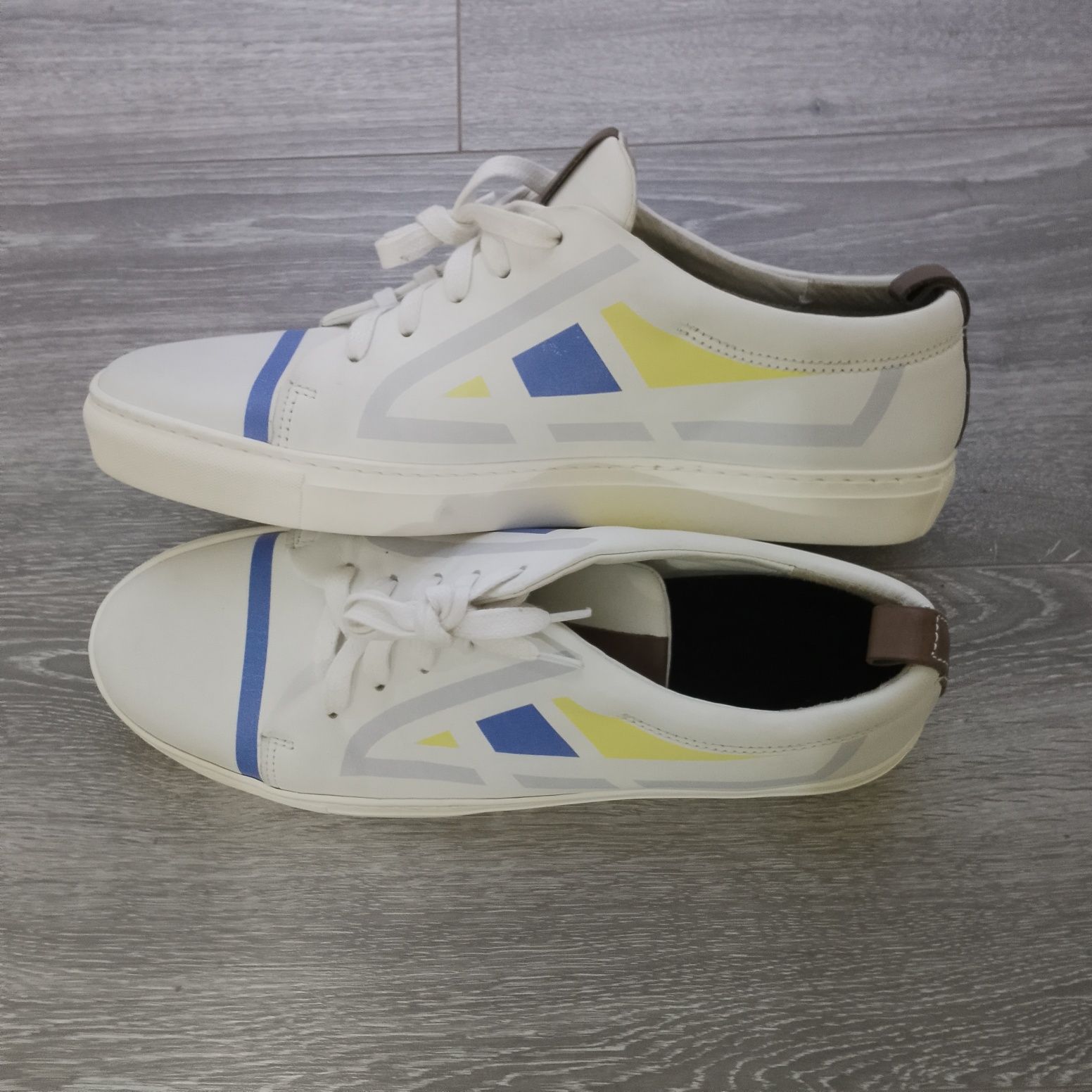 Кеды кожаные Zara. 45.  Оригинал