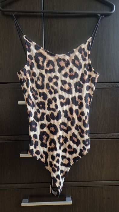 Леопардово боди H&M