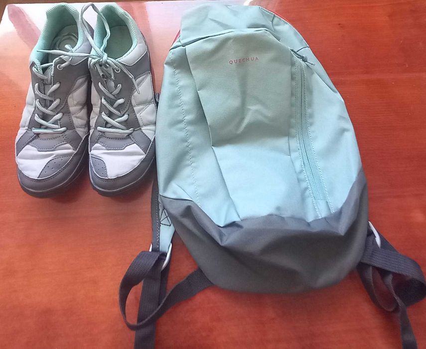 Pantofi sport si rucsac Quechua