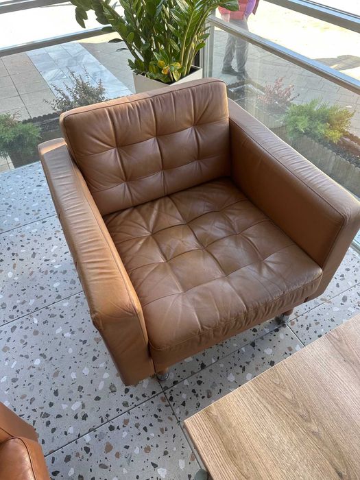 Кожен фотьойл IKEA