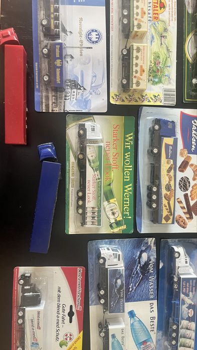 Рекламни Камиончета с бира,кола,вода размер 1:87