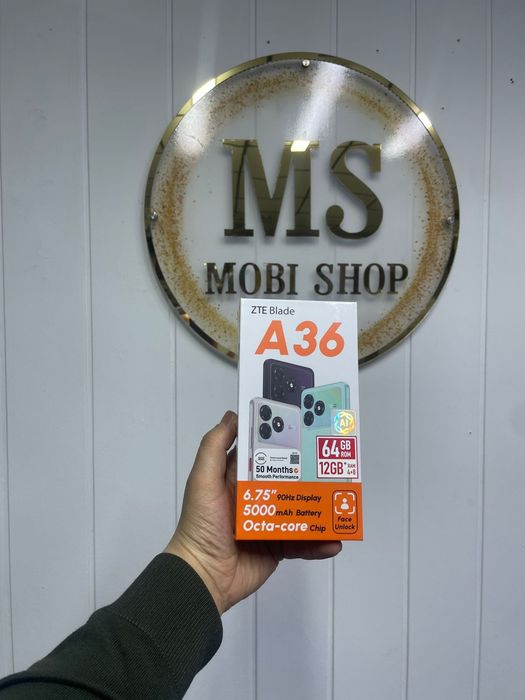 ГАРАНТИЯ !!! Смартфон ZTE BLADE A36 64/4+8gb Телефон