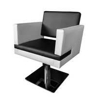 Стилен фризьорски стол M0030 - черно-бял - Нов! Гаранция!