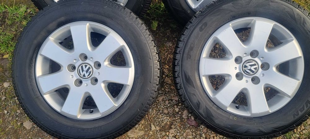 jante originale vw t5, vw t6, cu anvelope de iarna 215/65/16 C