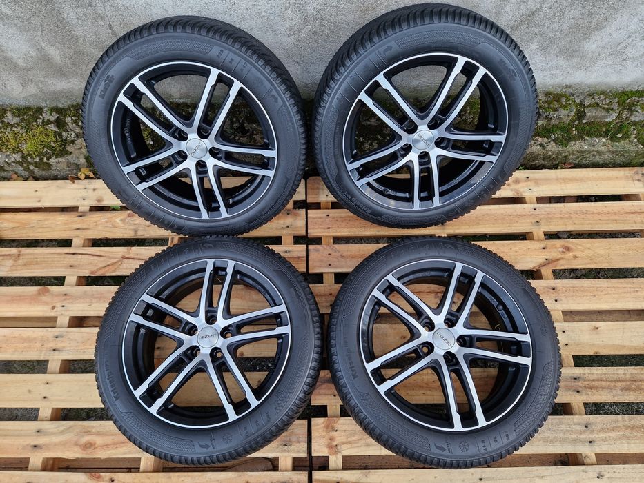 Jante 5x100 Skoda Kamiq Vw T-Roc T-Cross anvelope iarna 205 55 17