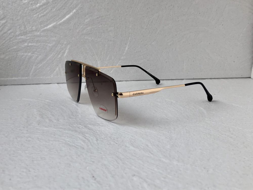 Carrera Мъжки слънчеви очила маска правоъгълни 3 цвята черни кафяви
