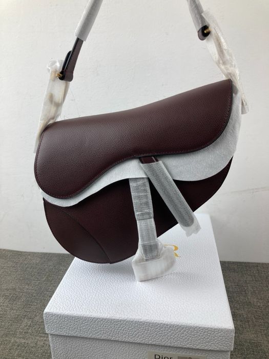 Geanta Dior Saddle Burgundy