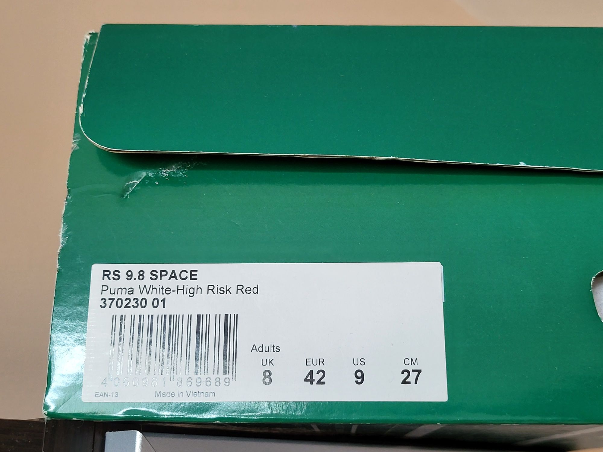 Puma RS 9.8 Space 42номер 27см Стелка Нови с Кутия